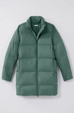 Zip-Front Down Puffer Coat